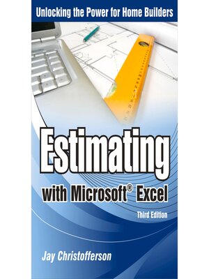 cover image of Estimating With Microsoft Excel